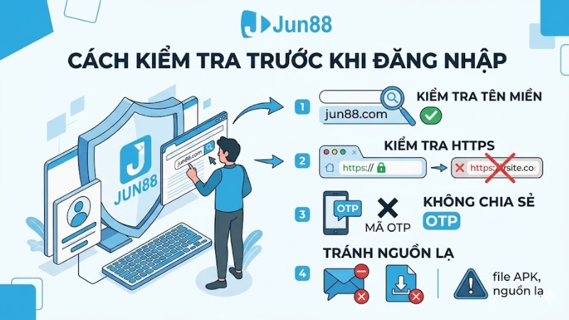 Cách Kiểm Tra jun88 lừa đảo không Trước Khi Đăng Nhập